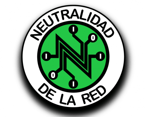 Emblema usado en Chile para promover la ya aprobada Ley que garantiza la Neutraldiad de la Red