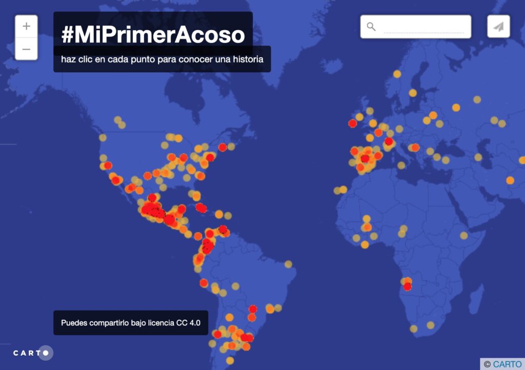 #MiPrimerAcoso Mapa