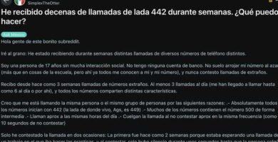 Creo que me está llamando la misma persona o el mismo grupo de personas por las siguientes razones: .- Absolutamente todos los números inician con 442 (la lada de donde vivo, Ags, es 449) .- Muchos de los números contienen el número 500 de forma intermedia .- Llaman aprox a las mismas horas del día .- Cuelgan la llamada al no contestar aprox en la misma frecuencia (como a 10 segundos de no contestar)