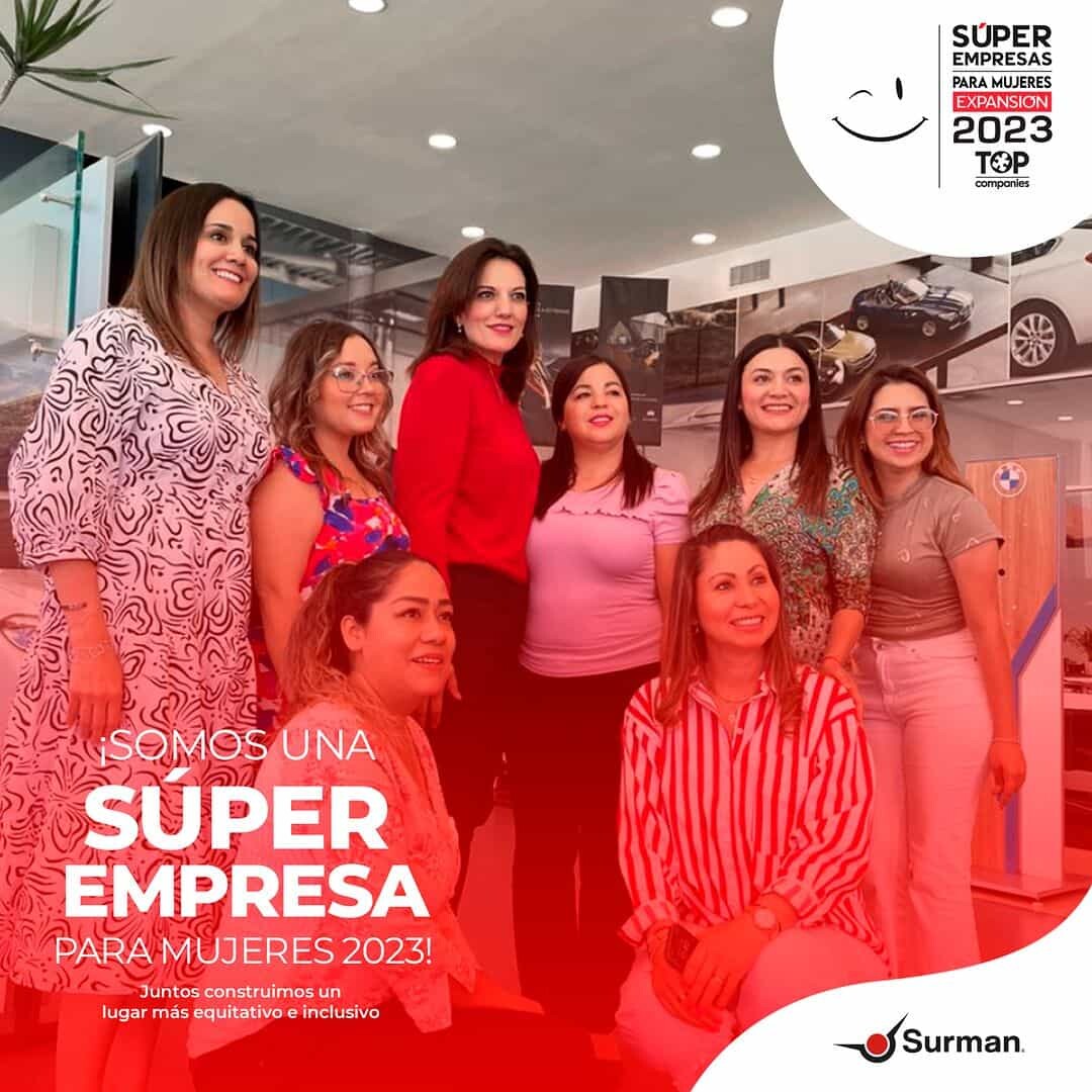 Grupo Surman es parte de "Súper Empresas para Mujeres 2023"