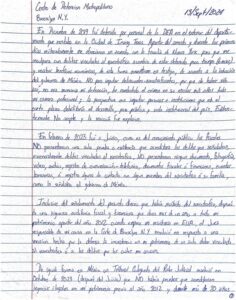 Ayer se dio a conocer la carta en la que AMLO es mencionado por García Luna, el ex hombre fuerte de Calderón no presenta prubas, pero refiere que están en poder del juzgado de Nueva York.