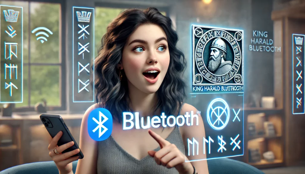 Bluetooth logo is a combination of the runic letters "H" and "B," Harald's initials in the ancient runic alphabet