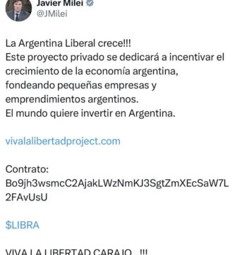 Javier Milei sobre $LIBRA