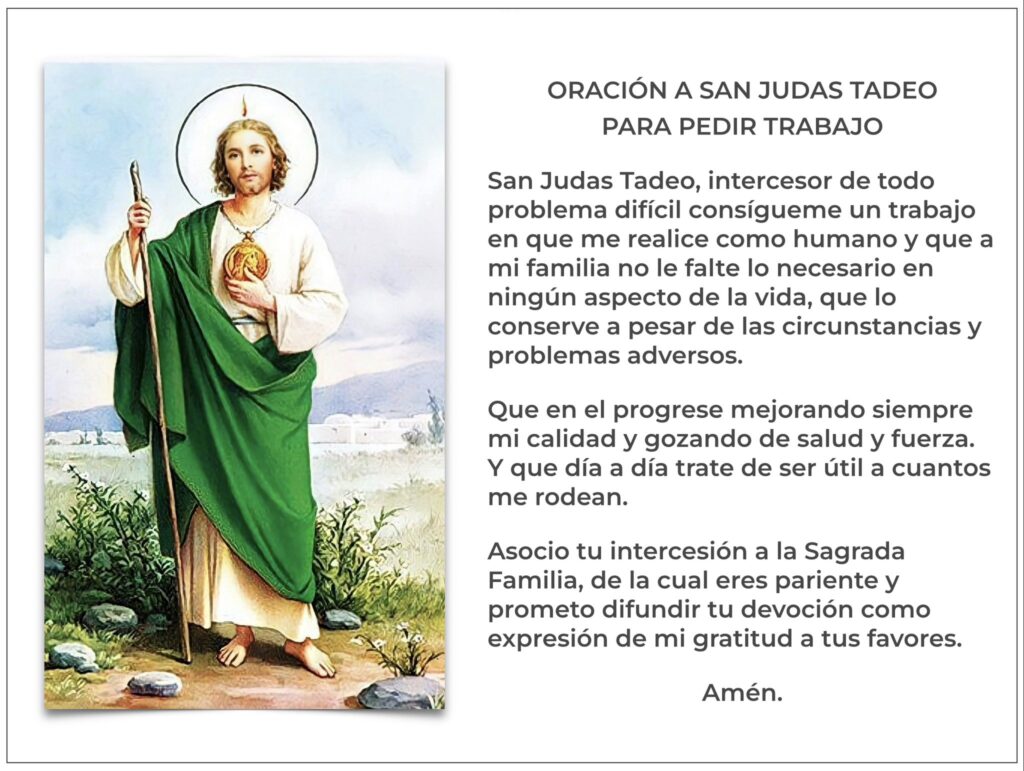 oracion a san judas tadeo