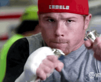 Canelo Alvarez entrenando