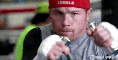 Canelo Alvarez entrenando