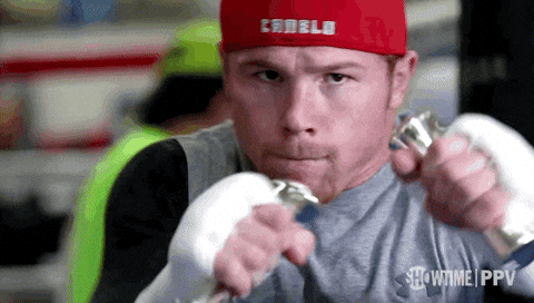 Canelo Alvarez entrenando