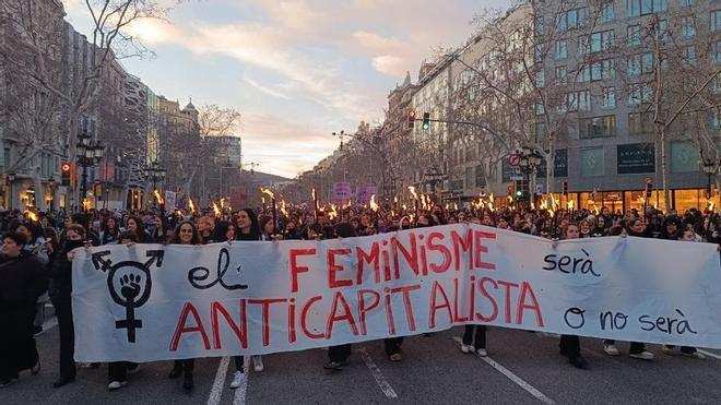 Marcha 8M 2025 Barcelona