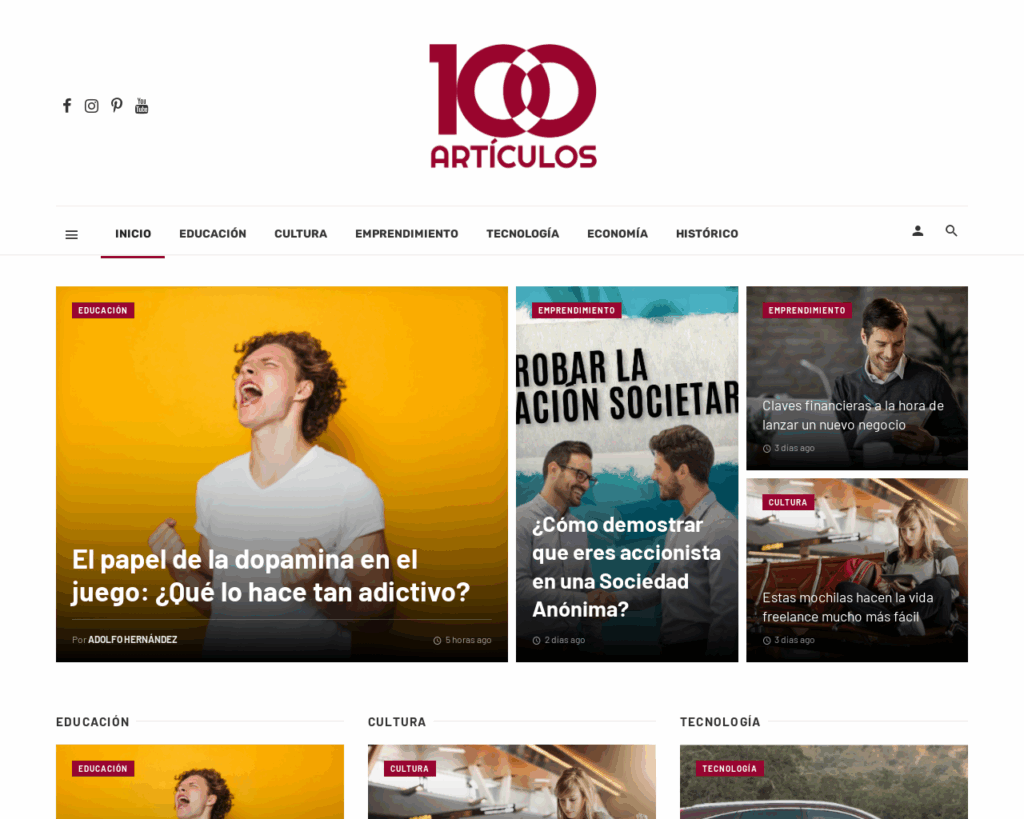 🌐 Website: 100articulos.com