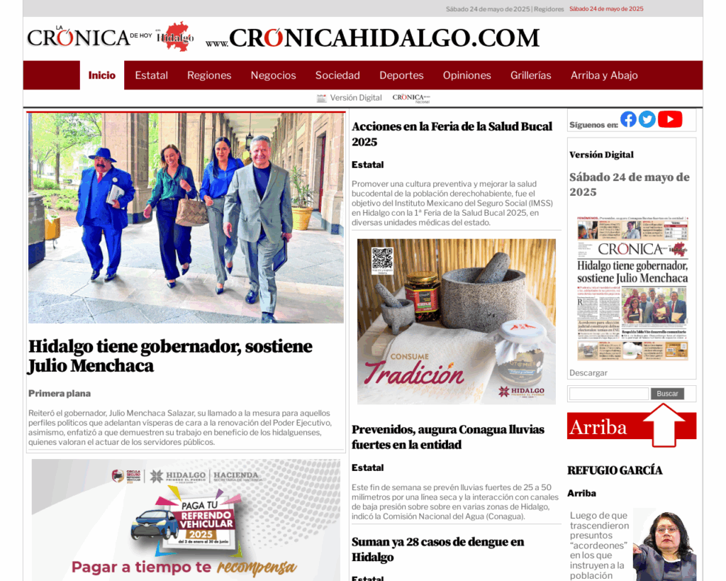 🌐 Website: cronicahidalgo.com