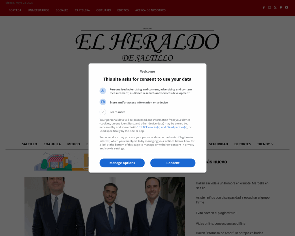 🌐 Website: elheraldodesaltillo.mx