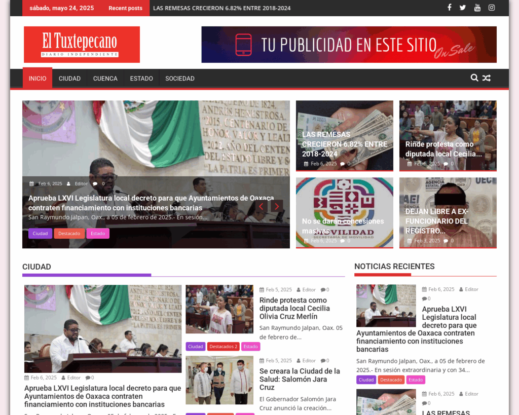 🌐 Website: eltuxtepecano.com