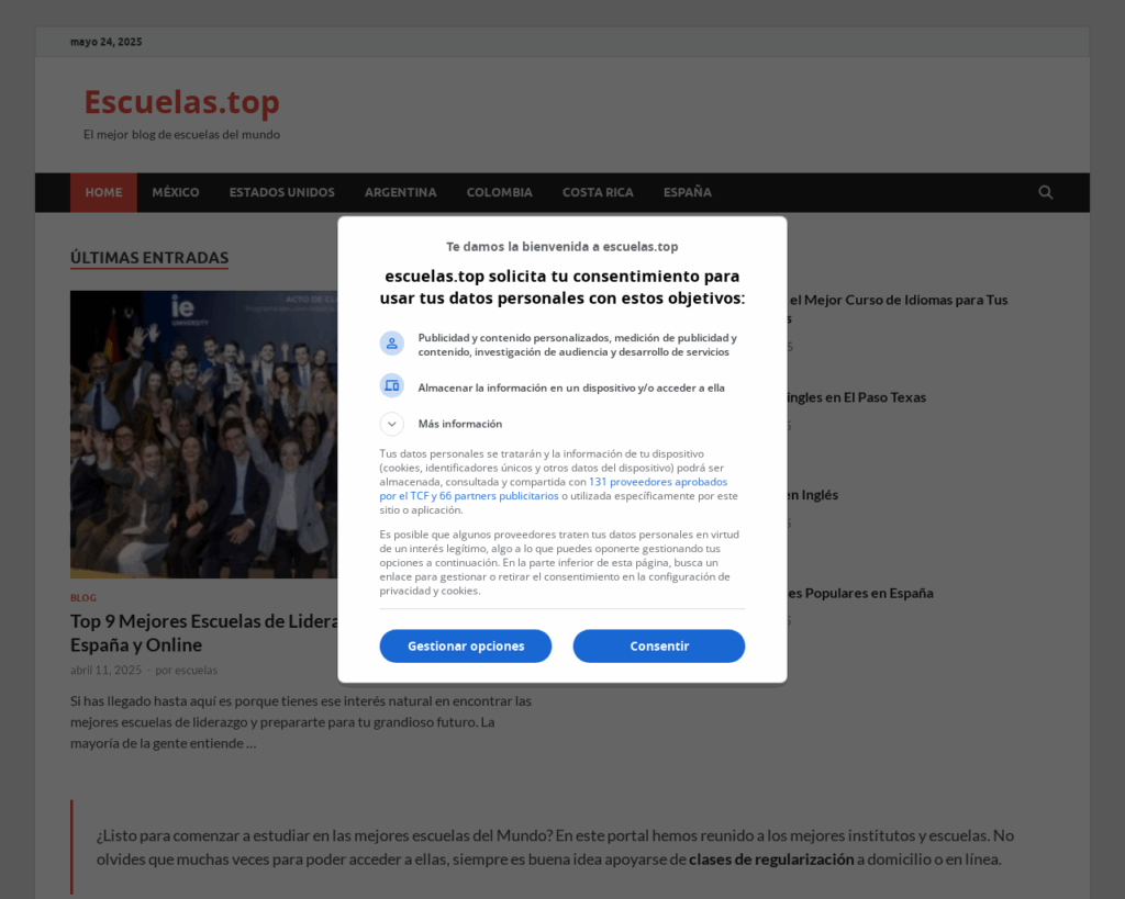 🌐 Website: escuelas.top