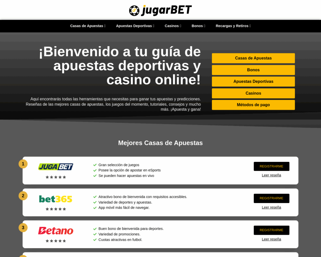 🌐 Website: jugarbet.com