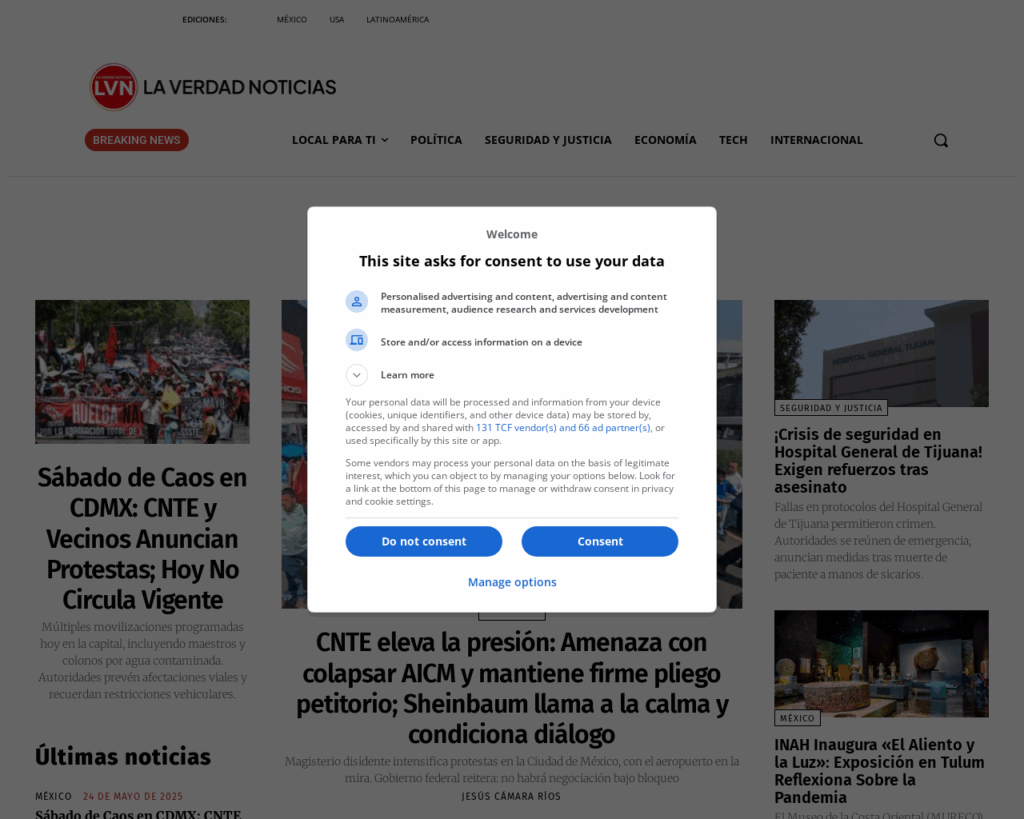 🌐 Website: laverdadnoticias.com