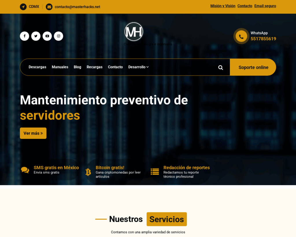 🌐 Website: masterhacks.net