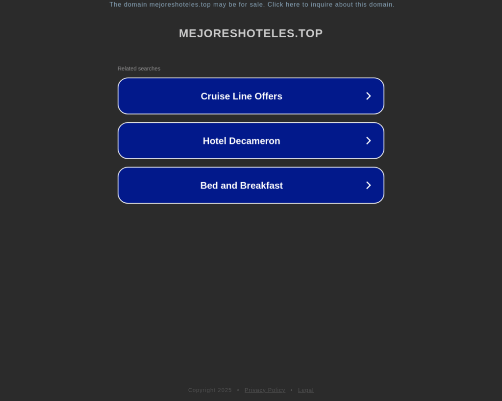 🌐 Website: mejoreshoteles.top