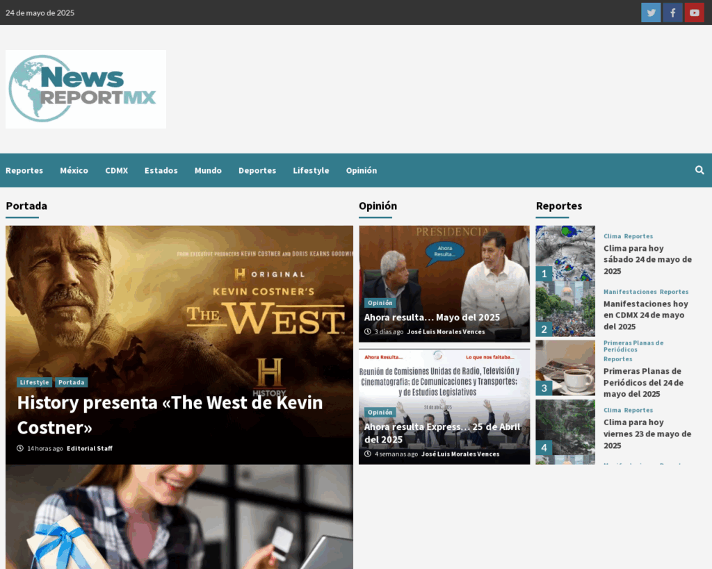 🌐 Website: newsreportmx.com