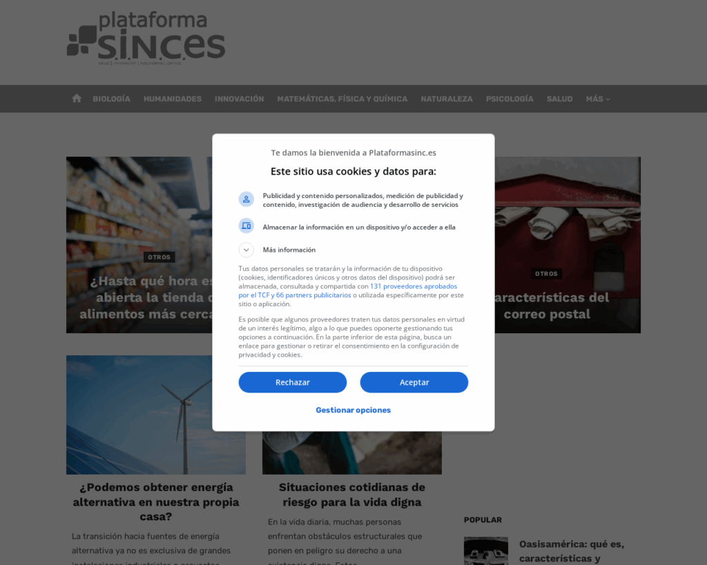 🌐 Website: plataformasinc.es