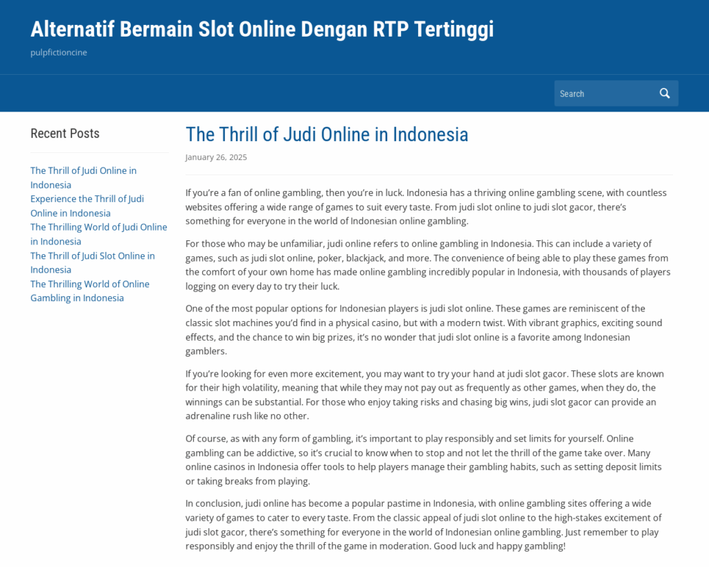 🌐 Website: pulpfictioncine.com