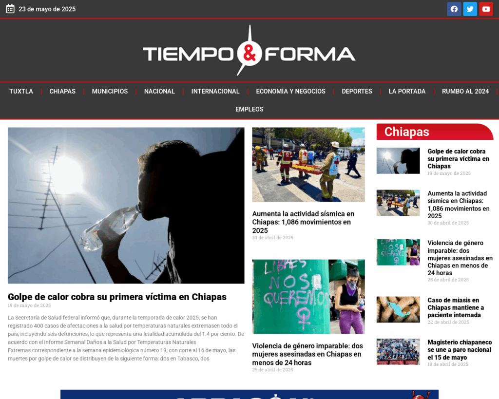 🌐 Website: tiempoyforma.com