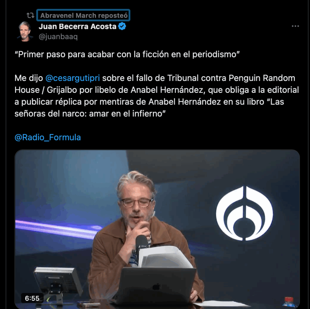 Una operación de guerra digital híbrida ha sido desplegada contra la periodista Anabel Hernández. Las evidencias analizadas apuntan a una campaña cuidadosamente escalonada y con tintes de venganza política, que se ha ejecutado en al menos dos grandes momentos digitales claramente identificables.