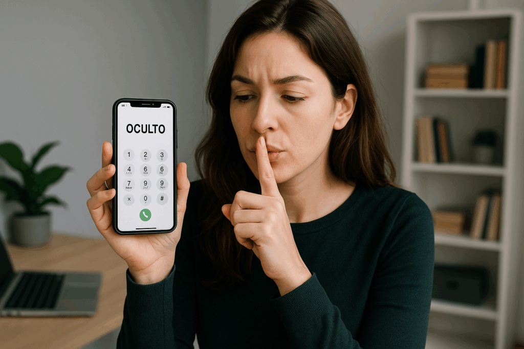 ¿Cómo llamar en oculto?