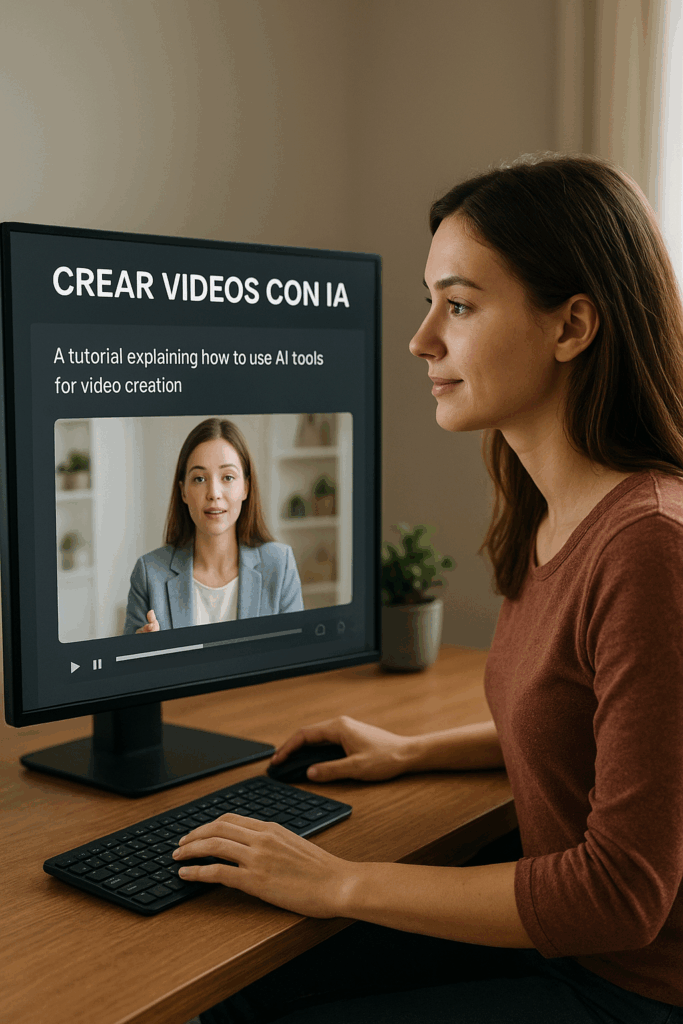 Crear videos con IA