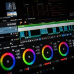 generar imágenes con inteligencia artificial green and black audio mixer