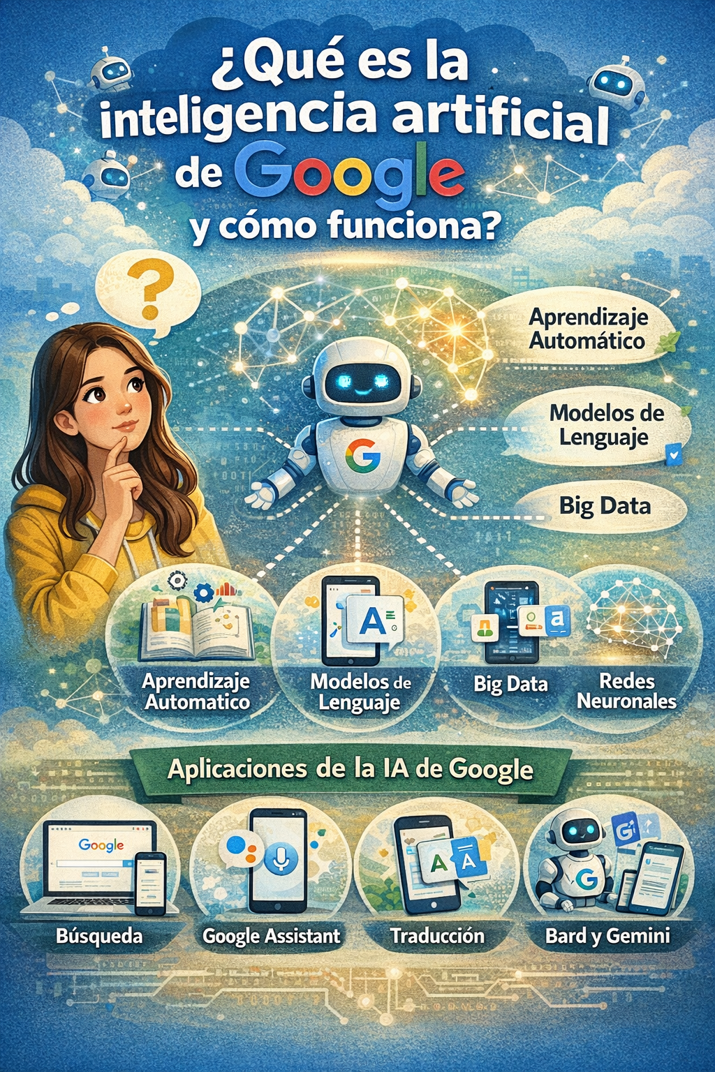 ¿Qué es la inteligencia artificial de Google y cómo funciona en 2025?