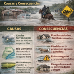 Inundaciones en el noroeste de Corrientes