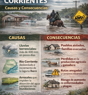 Inundaciones en el noroeste de Corrientes