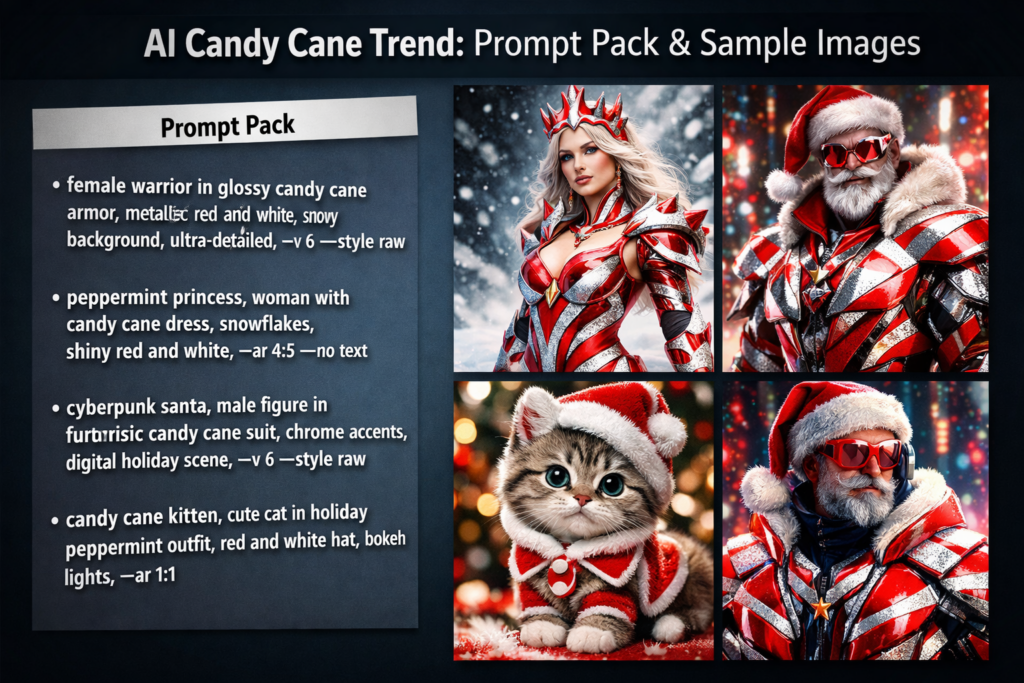 The AI Candy Cane trend is dominating visual platforms like TikTok, Instagram, and Reddit this holiday season. This phenomenon blends holiday aesthetics with generative AI, producing surreal, red-and-white stylized portraits. But there's also a growing question behind the trend: Who is Candy Cane? Is it just a sweet, or something more?