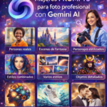 prompts para foto profesional con Gemini AI
