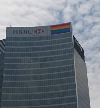 Falla SPEI HSBC bank building