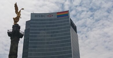 Falla SPEI HSBC bank building