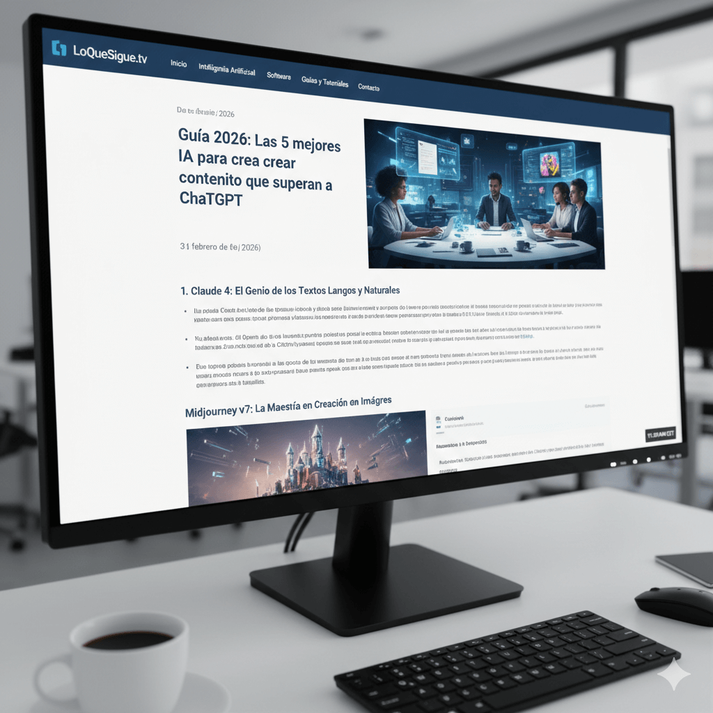 LoQueSigue inteligencia artificial en 2026
