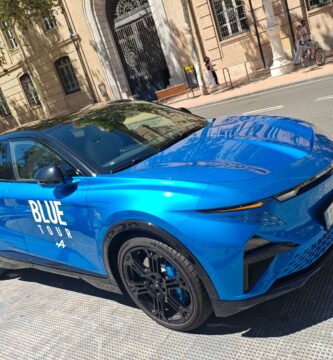 Coche eléctrico Alpine A390GT azul deportivo en Valencia