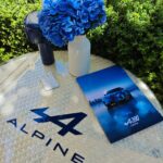 Logotipo corporativo de Alpine en la presentación de Valencia