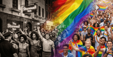 Historia y origen del Día Internacional del Orgullo LGTBIQ+, recordando los disturbios de Stonewall Inn en 1969