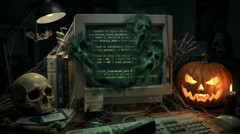 Fantasmas en la máquina: Los bugs y fallos de software más terroríficos de la historia