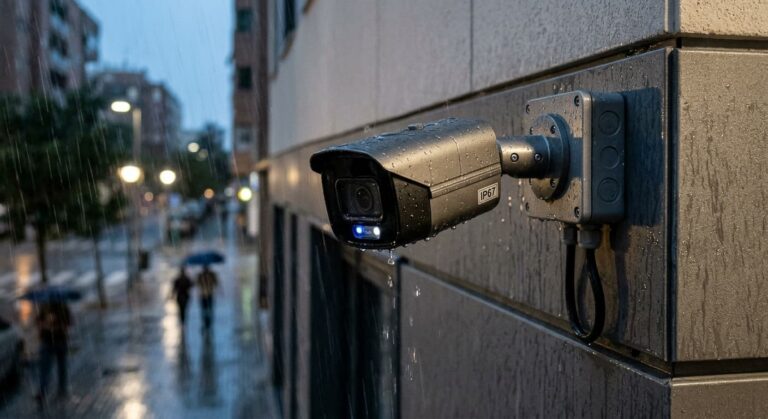 ¿Cómo elegir cámaras de seguridad exteriores para soportar días de lluvia?