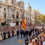 Descenso de la Real Senyera el 9 d'Octubre en el Día de la Comunitat Valenciana