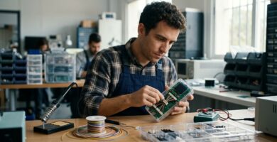 Diseño de herramienta electrónica a medida para pequeñas empresas en taller