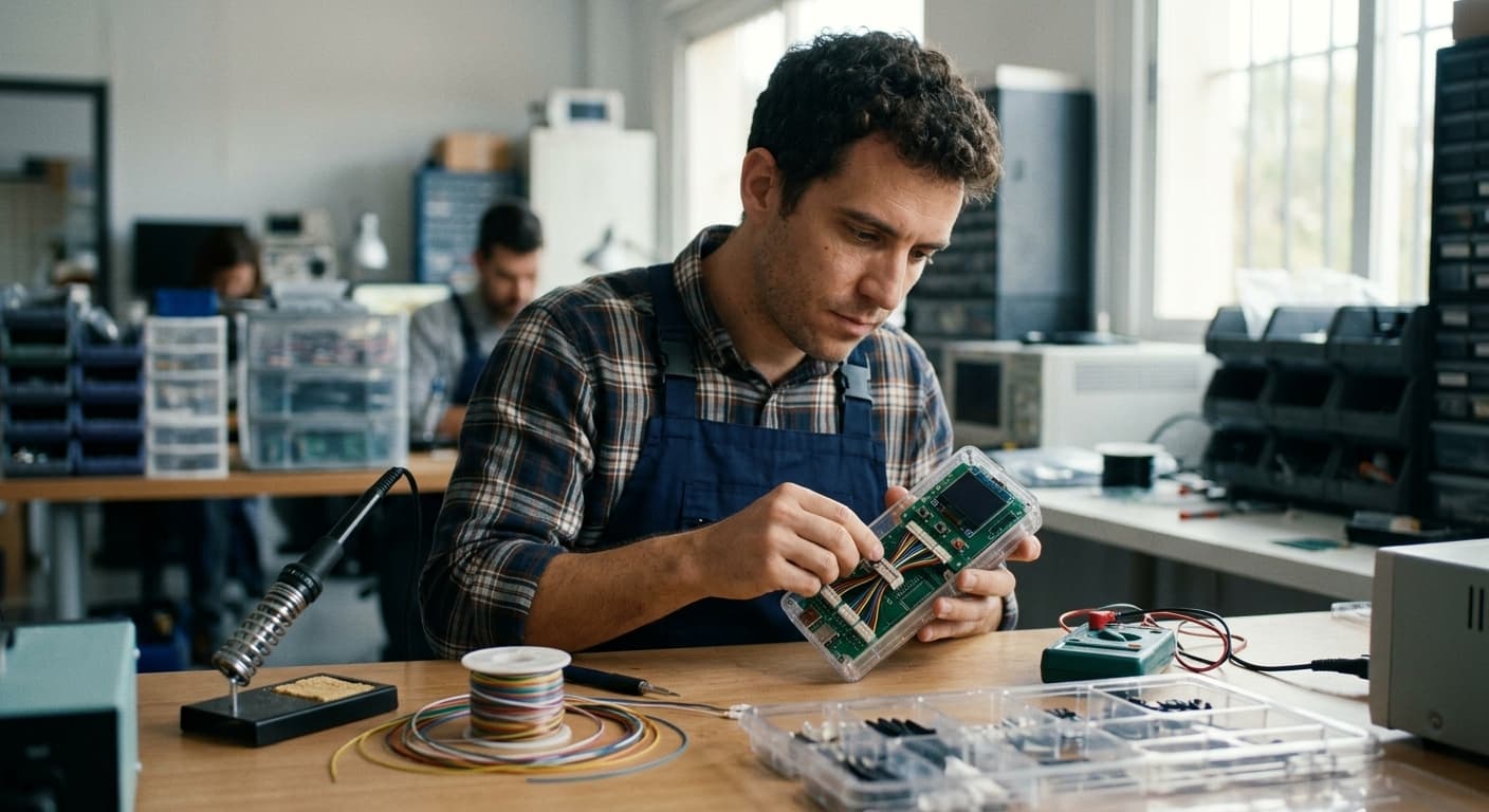 Diseño de herramienta electrónica a medida para pequeñas empresas en taller