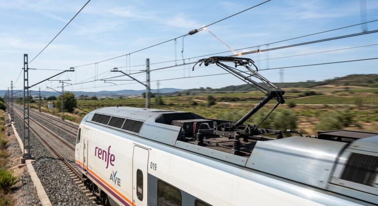 De la chispa a la alta velocidad: historia y cómo funciona el pantógrafo de tren